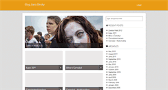 Desktop Screenshot of blog.janstraka.com