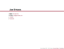 Tablet Screenshot of janstraka.com